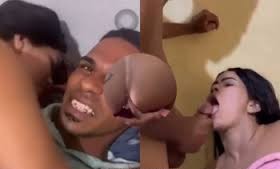 Zeca do Recife colocando a puta pra sentar e gozando na cara da safada